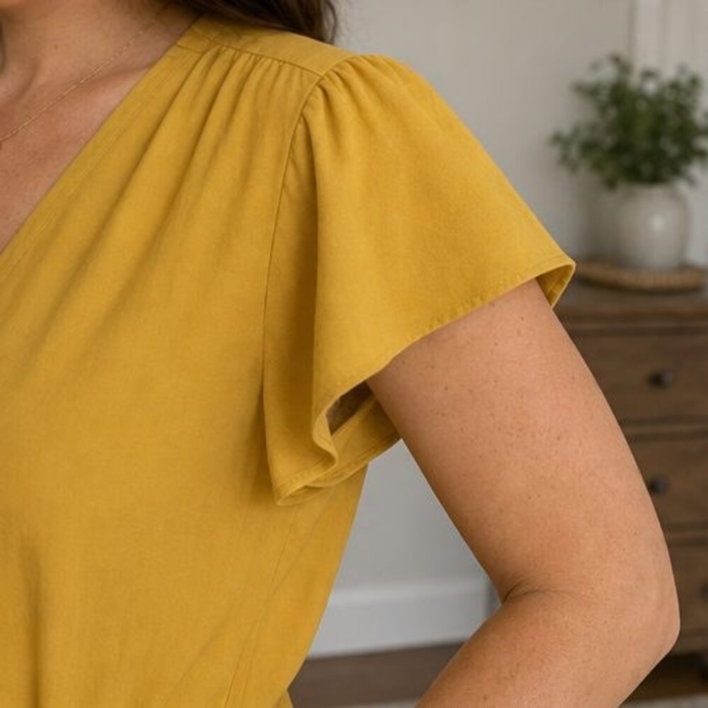 Teal Tunic Blouse - Picture 5 of 6